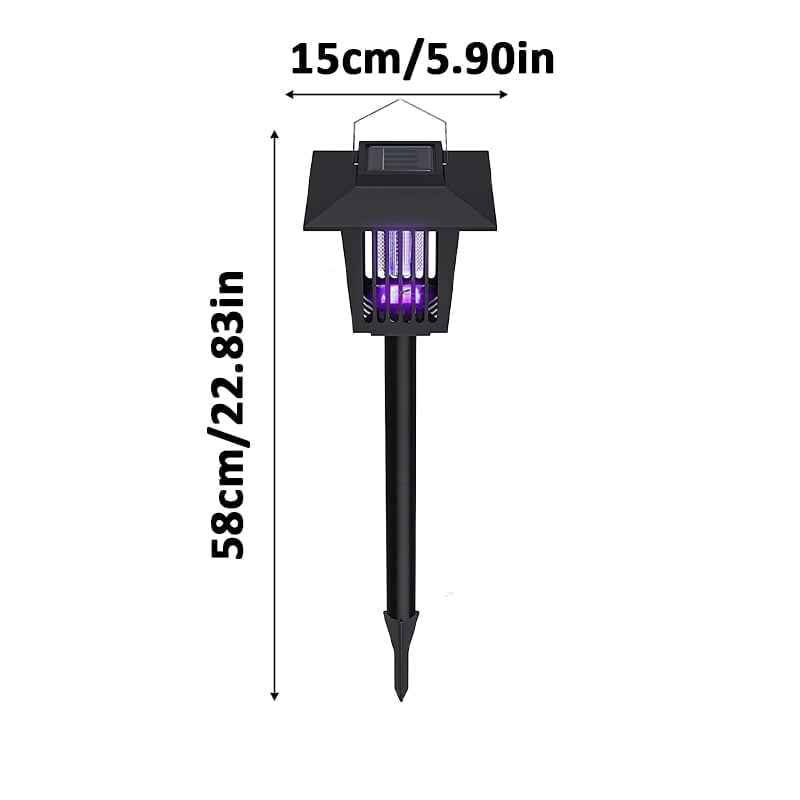 Eco-Friendly - 2-in-1 Solar Powered Mosquito Zapper & Garden Stake Light