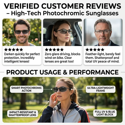 🕶️🕶️ High-Tech Smart Glasses: Offering protection against UV rays and blue light, these glasses also feature anti-glare and anti-reflective properties. The frame is dust- and wind-resistant, while the lenses are impact-resistant and shatterproof. Specif