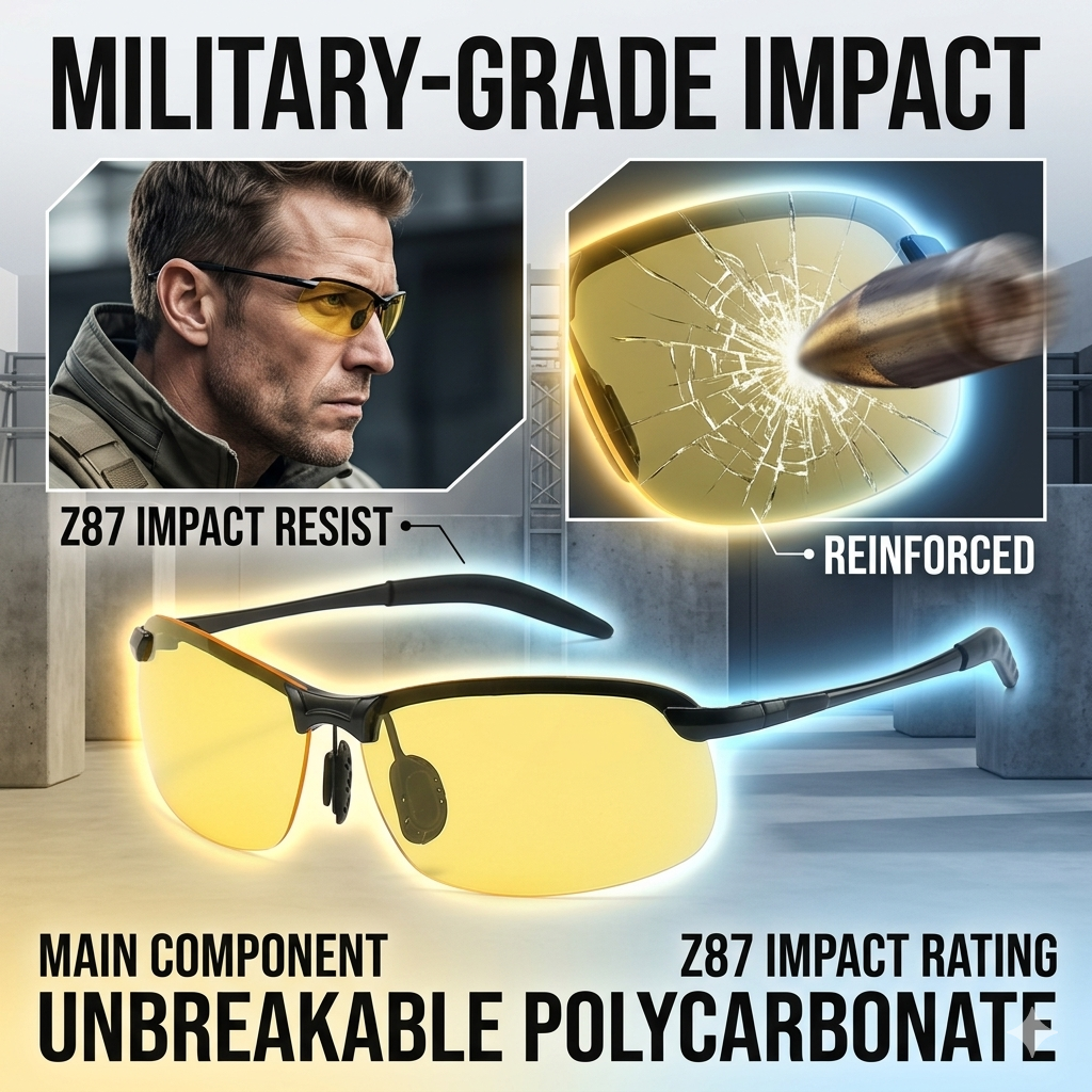🕶️🕶️ High-Tech Smart Glasses: Offering protection against UV rays and blue light, these glasses also feature anti-glare and anti-reflective properties. The frame is dust- and wind-resistant, while the lenses are impact-resistant and shatterproof. Specif