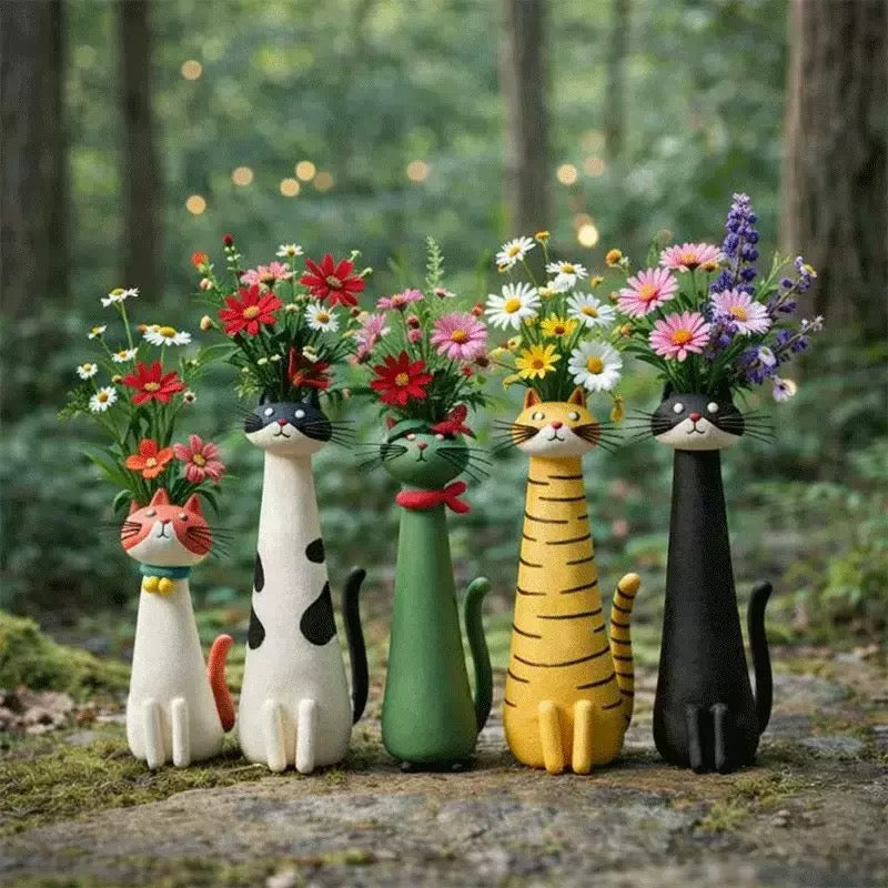 🔥Last Day 50% OFF - 🐶🐱Handcrafted Quirky Dog And Cat Vase