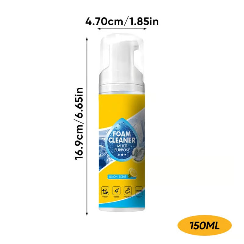 🧼Powerful Multi-Purpose Foam Cleaner — Safe for leather, fabric, carpet & interior surfaces. ✨