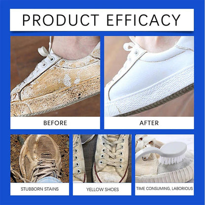 No-Rinse Shoe Cleaner - Powerful Stain Removal, Instantly Restores Like New