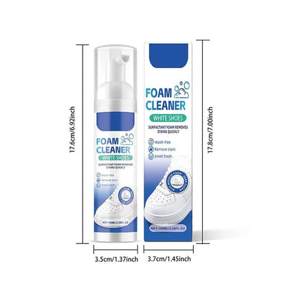No-Rinse Shoe Cleaner - Powerful Stain Removal, Instantly Restores Like New