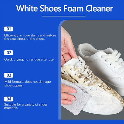 No-Rinse Shoe Cleaner - Powerful Stain Removal, Instantly Restores Like New