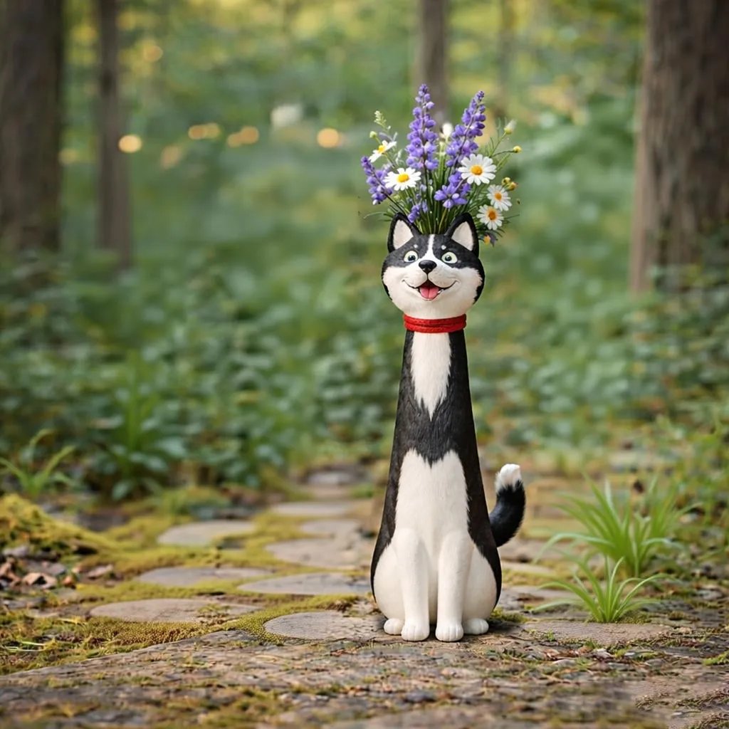 🔥Last Day 50% OFF - 🐶🐱Handcrafted Quirky Dog And Cat Vase